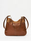 Suede tote bag 