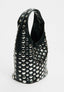 Studded bag vegan leather mix