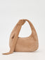 Sac en daim épaule avec noeud Medium