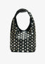 Studded bag vegan leather mix