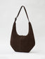 Sac cabas en daim marron