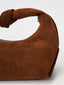 Sac épaule en daim avec noeud Mini