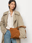 Sac cabas en daim tressé Nina