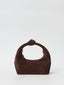 Sac épaule en daim avec noeud Mini