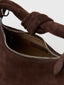 Sac épaule en daim avec noeud Mini