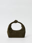 Sac épaule en daim avec noeud Mini