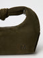 Sac épaule en daim avec noeud Mini