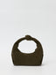 Sac épaule en daim avec noeud Mini