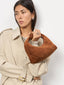 Sac épaule en daim avec noeud Mini