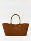Sac cabas en daim tressé Nina