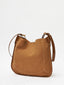 Suede tote bag 