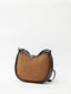 Suede Croissant Shoulder Bag 