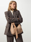 Sac en daim épaule avec noeud Medium