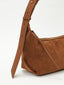 Suede shoulder bag 