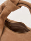 Sac en daim épaule avec noeud Medium